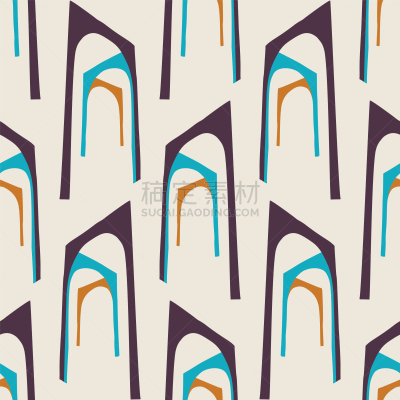 mid century modern vintage pattern background