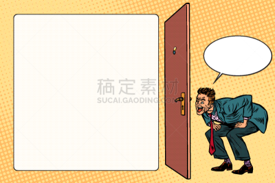 男人,锁眼,窥视孔,创造力,秘密,人,安全的,窥视,监视