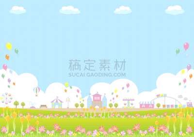 菜园,游乐园,草坪,清新,云,环境保护,广场,郁金香,公园,枝繁叶茂