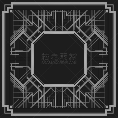 几何形状,黄金,国境线,式样,边框,Art Deco风格,华丽的,请柬,自然美,问候