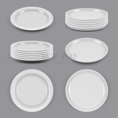 个性,矢量,碗,厨房器具,盘子,食品,看风景,角度,写实