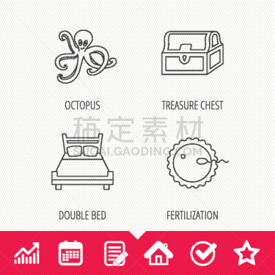 双人床,章鱼,比例,家庭,父母,图像,海洋,人工授精,家具