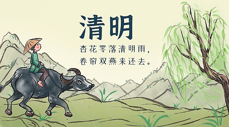 清明-节气祝福广告banner