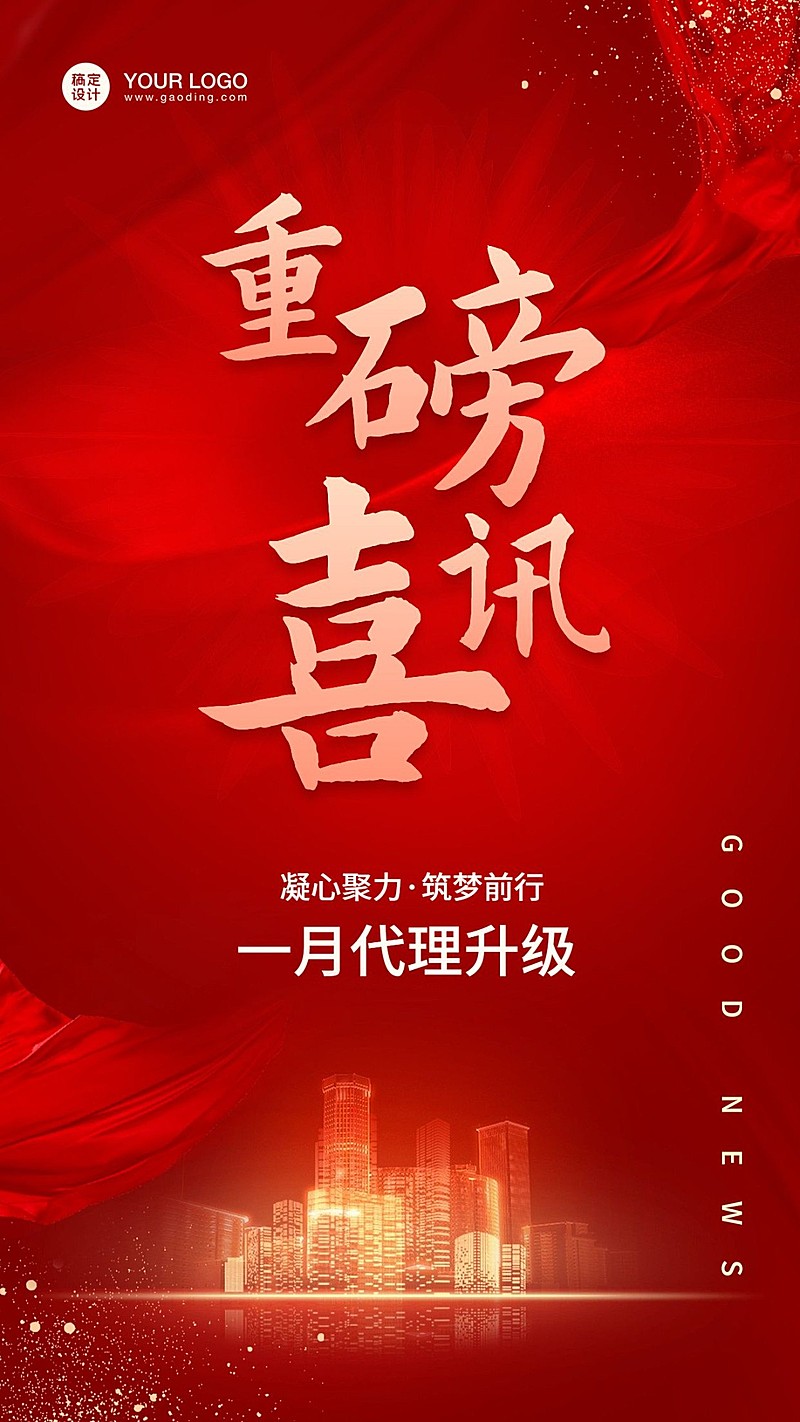 喜报表彰代理升级重磅喜讯