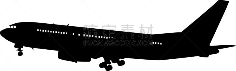 飞机,旅途,商务,安诺,技术,波音707,涡轮,天空,剪影,抵达
