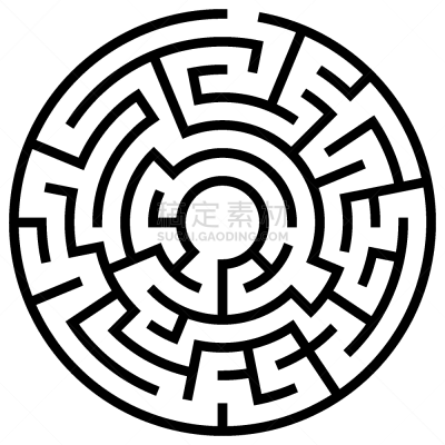 迷宫游戏,圆形,白色,分离着色,秘密,旅途,几何形状,休闲,决定
