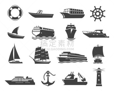 船,符号,计算机图标,海洋,血管,工业船,旅途,帆,背景分离,浮标