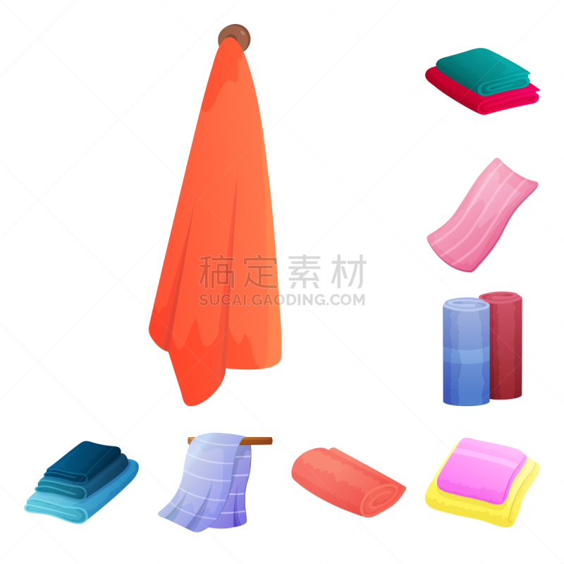 海滩,计算机图标,厨房,红色,蓝色,材料,纺织品,折叠的,干的,干净