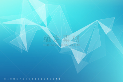 几何形状,分子,插画,背景,深的,健康保健,数据,主机,复杂,生物科技