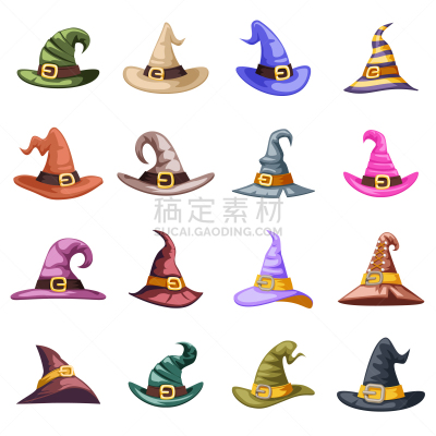 怪异,女巫,十月,过时的,魔术师,三维图形,白色,可爱的,装饰