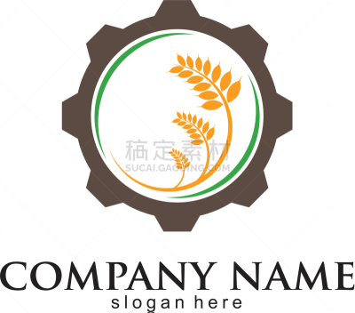 agriculture logo template design icon sign or