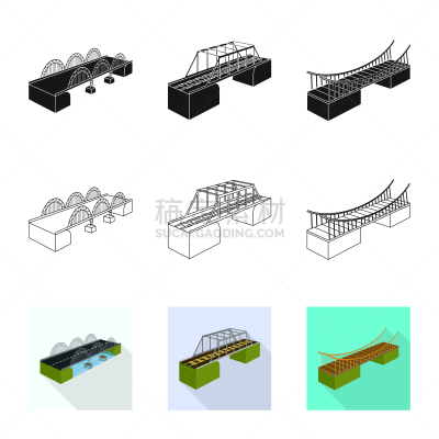 标志,现代,建筑业,河流,建造物,瀑布,建筑,设计,联系,装裱