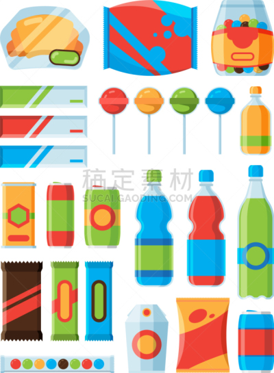 饮料,小吃,碳酸饮料,坚果,巧克力,快餐,多样,塑胶,食品,选择