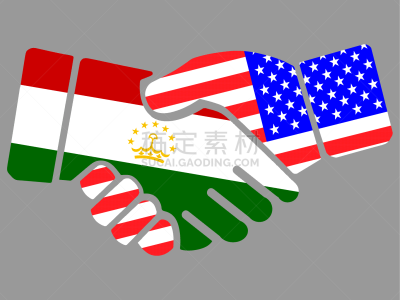 塔吉克斯坦,美国,矢量,国内著名景点,商务,人际关系,概念象征,全球通讯,社区,想法