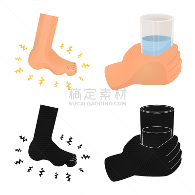 分离着色,图标,药,一个物体,饮料,症状,健康保健,瘦身,生病,收集