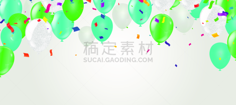 气球,绿色,生日卡,星形,照明设备,周年纪念,百分比号,背景分离,风,塑胶