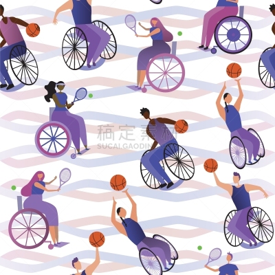 矢量,人,四方连续纹样,绘画插图,网球运动,背景,肉汁,平坦的,接力赛,肢体缺损