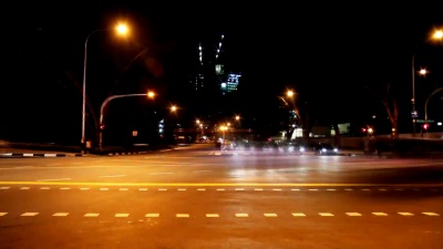 夜间道路交叉口时差