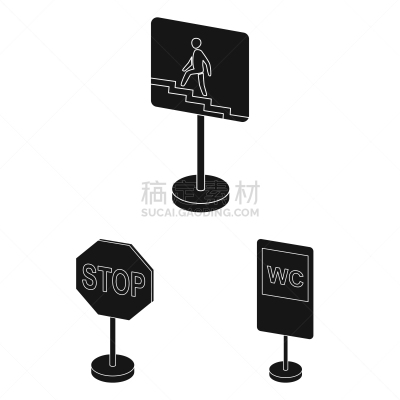 黑色,交通标志,计算机图标,字体,分离着色,英戴克斯,安全的,交通,图像,收集