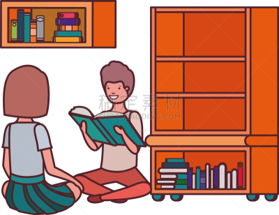 学生,书,伴侣,青少年,儿童,人,男人,男孩,女人,读书