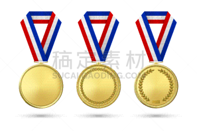 奖,黄金,奖牌,三维图形,图标集,专业人员,运动,写实