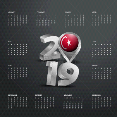 2019,模板,日历,字体,银色,新年,国内著名景点,白昼,商务,十月