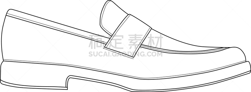 鞋子,分离着色,男人,二流子,男性,简单,商务,比例,鞋具,一对