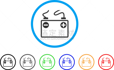 电池,圆形,计算机图标,酸,符号,图像,设计元素,矢量,车用蓄电池,动物出击
