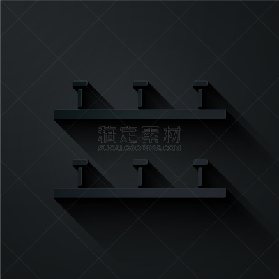 paper cut automatic irrigation sprinklers icon