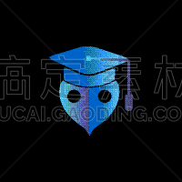 owl education logo design