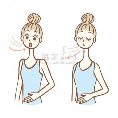女人,摒住呼吸,可爱的,健康保健,护士,仅日本人,一个人,简单,青年女人,仅一个青年女人
