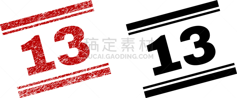 痕迹,划痕,数字13,橡皮章,纹理效果,红色,一打鸡蛋,平衡,图像,肮脏的