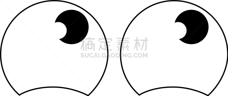 抽象,动画片,动物眼睛,分离着色,白色,商务,健康保健,人,概念,视力