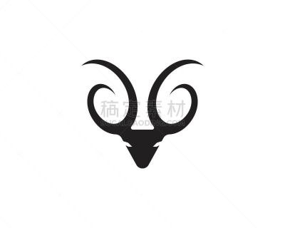 鹿,矢量,图标,模板,动物头,圣诞老人,自然,符号,运动,图像