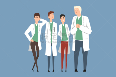 男人,团队,公寓,医药职业,白色,分离着色,专门技术,制服