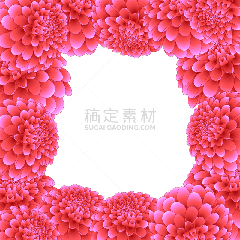 大丽花属,粉色,国境线,华丽的,请柬,植物群,婚礼,自然美,问候,复古