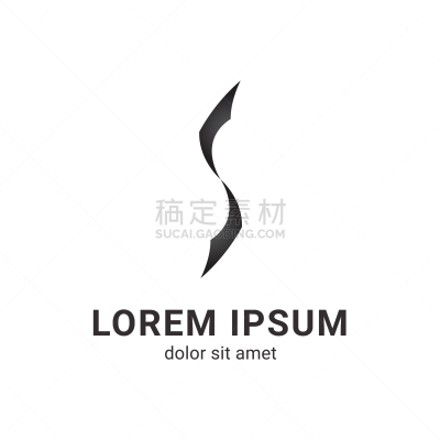 模板,品牌名称,英文字母S,商务,螺线,单词,字母,信函,弯曲,设计