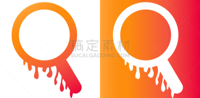 绘画插图,放大镜,缓慢的,股票,透过窗户往外看,图形界面,白色,教会,矢量,商务