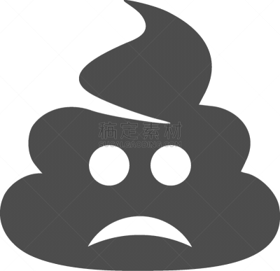 沮丧,粪,图标,平坦的,臭,堆,不卫生的,痛苦,问题