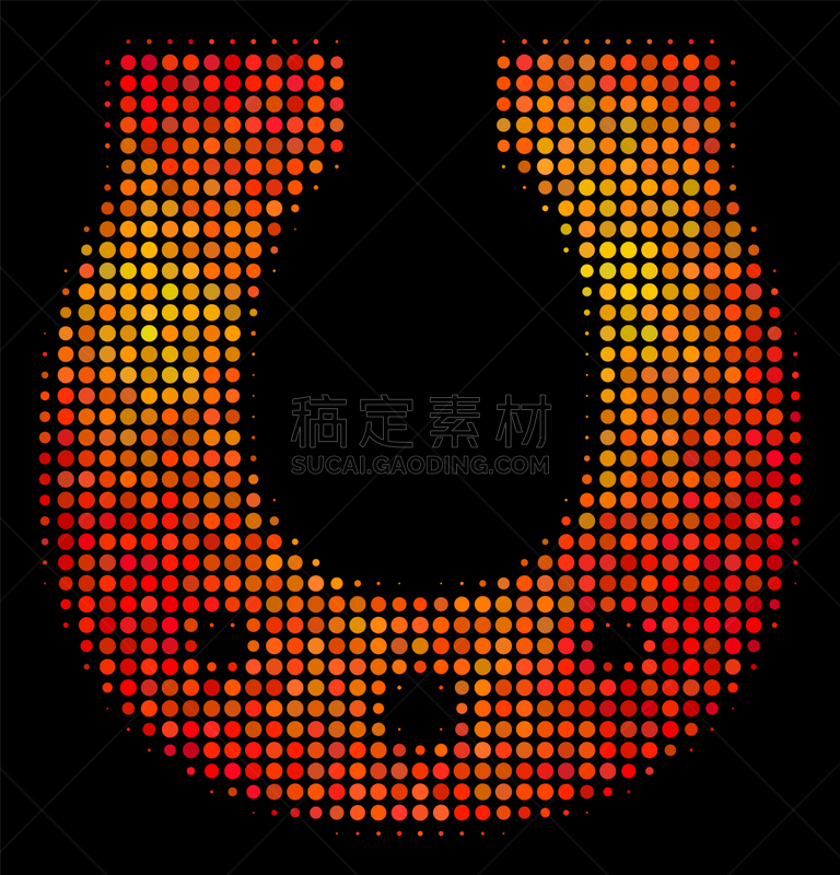 斑点,马蹄铁,计算机图标,球体,几何形状,运气,图像,矢量,点染