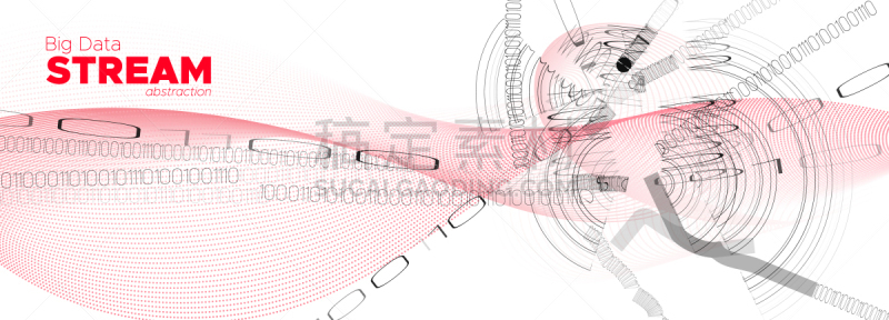 二进制码,数字化显示,红色,技术员,噪声,黄色,信息图表,数字0,数据
