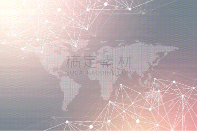 几何形状,巨大的,插画,背景,全球通讯,深的,数据,主机,复杂,概念