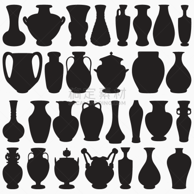 pottery vase silhouettes