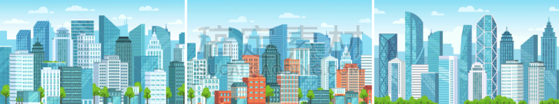 商务,现代,城市,都市风景,建筑外部,全景,矢量,居住区,城市生活,抽象