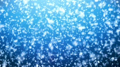 圣诞雪球雪花蓝色背景雪花