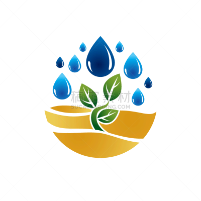 沙漠,植物,水,矢量,雨,概念,化妆舞会服,小的,生长,衰退