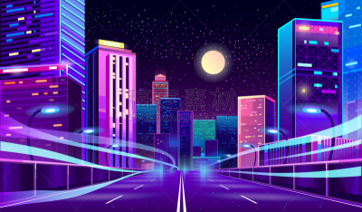 夜晚,矢量,空的路,商务,横截面,背景分离,模板,现代,城市扩张,户外
