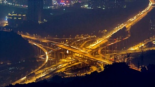 重庆夜间立交桥