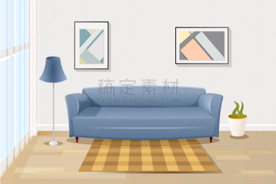 舒服,起居室,沙发,动画片,室内,宽的,简单,华贵,高雅,嫉妒