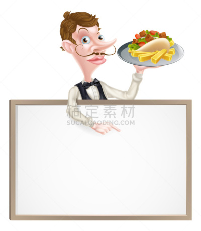 男招待,烤肉串,卡通,标志,中东食物,菜单,部分,饮食产业,仅男人,仅一个男人
